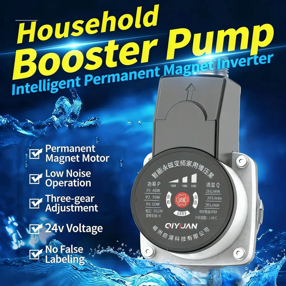 Älykäs kestomagneettinen vaihtuvataajuinen hiljainen tehostuspumppu